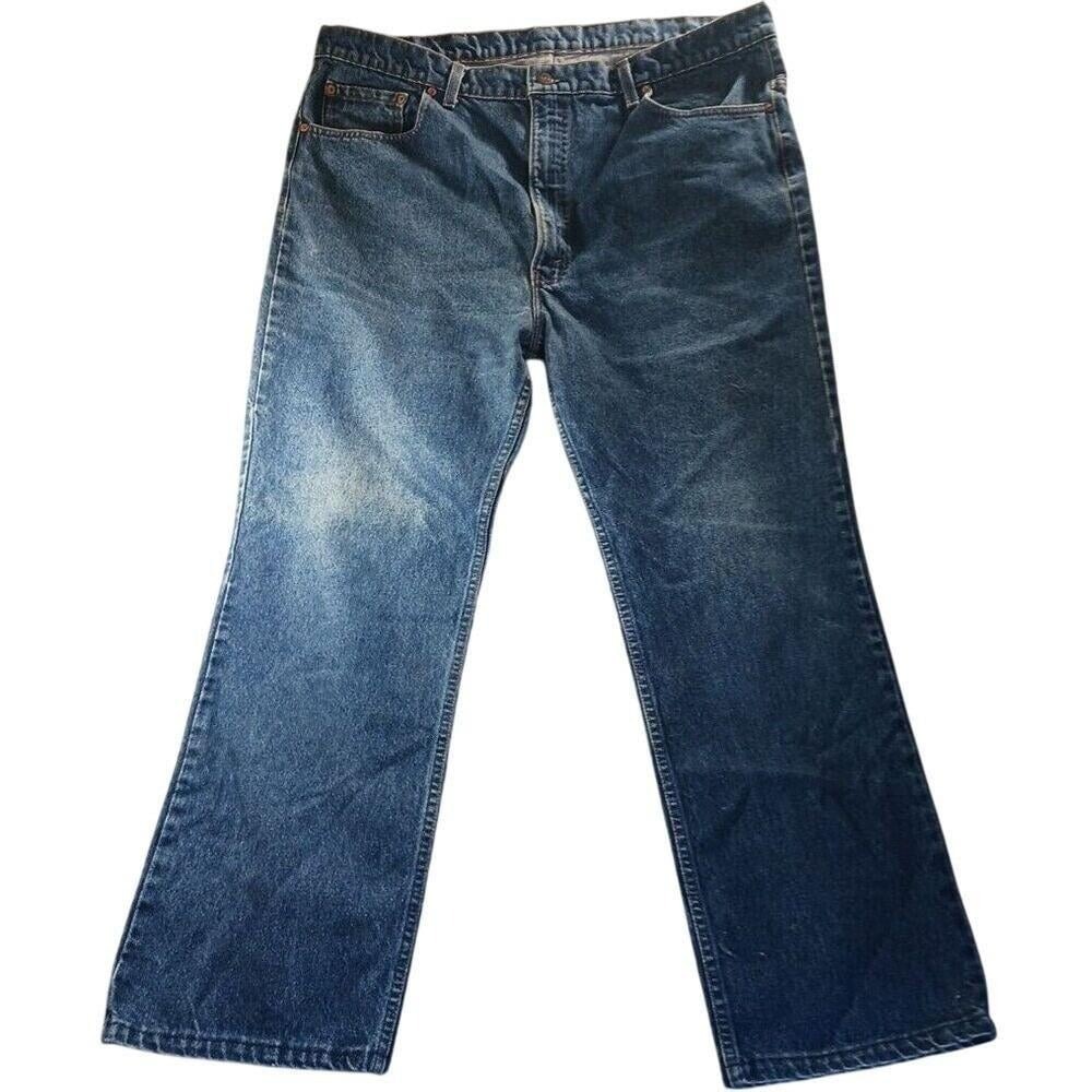 Levi's‎ VTG Straight Leg Jeans 44x32 USA Denim READ Paper Tag Heritage Normcore